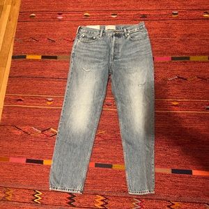 Everlane The Rigid Slouch Jean in Broken-in Blue - Sz 27